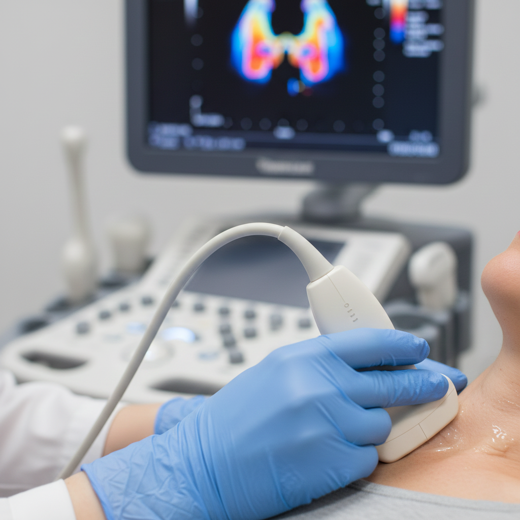 Biopsia de tiroides guiada por ultrasonido
